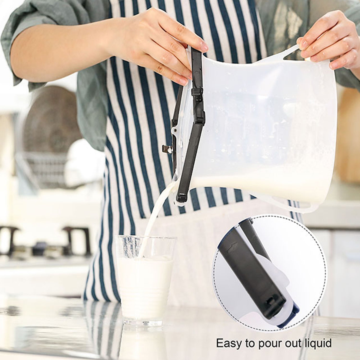 5985 Reusable Silicone Food Storage Bag, 3 Bag Set Leakproof Lock Reusable Flat Bottom Freezer Bags ,Sandwich Bags , Silicone Food Grade Kids Snack Bags , BPA Free Microwave& Dishwasher Safe 5985 Reusable Silicone Food Storage Bag, 3 Bag Set Leakproof Lock Reusable Flat Bottom Freezer Bags ,Sandwich Bags , Silicone Food Grade Kids Snack Bags , BPA Free Microwave& Dishwasher Safe